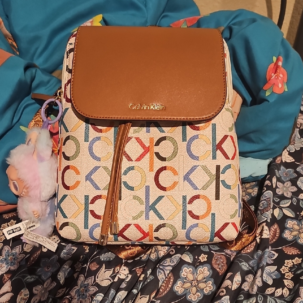Calvin Klein Brown Rainbow Backpack